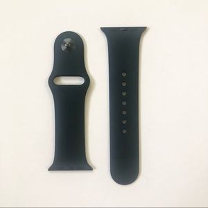 Apple Watch Sport Band Black with Space Gray Pin 38mm